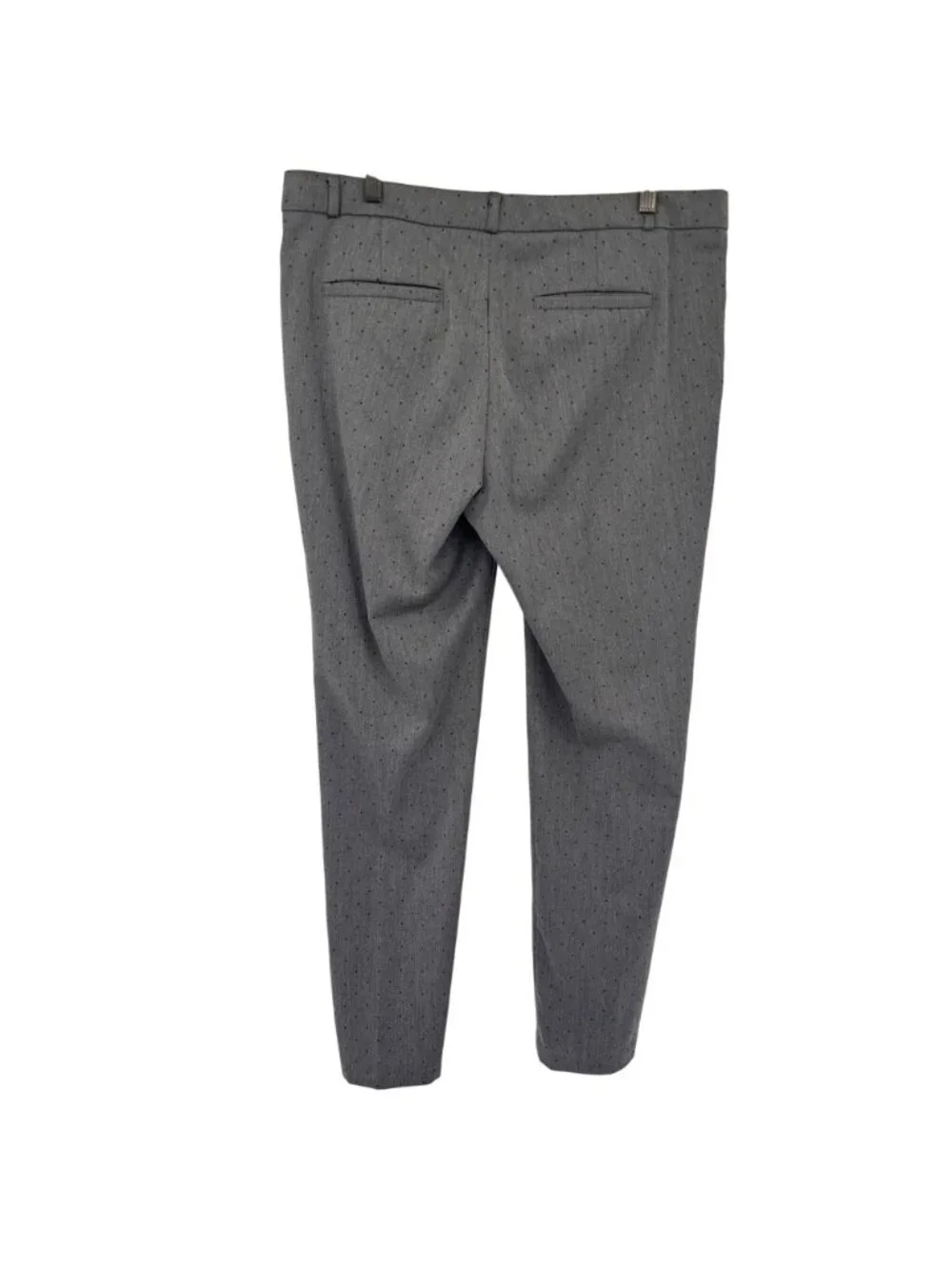 Banana Republic Womens Gray Pin-Dot Dress Pants Size 12  slim leg